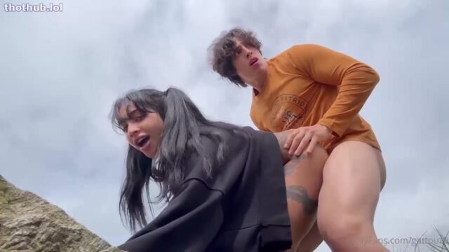 Yasmina Khan Has Sex With Gattouz Outdoor And Cum In Pussy